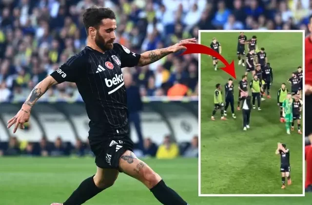 Fenerbahçeli taraftarlar, maçın sonunda Beşiktaş’ı alkışladı