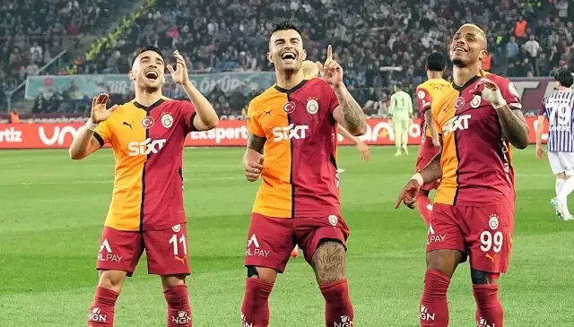 Galatasaray, Trabzonspor’u mağlup etti! Şampiyonluğa 1 maç kaldı