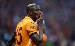 Galatasaray’da Osimhen’in gol anonsunu kızı yaptı