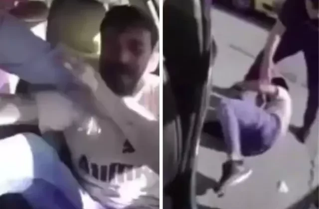 Gaziantep’te taksiciye bıçaklı saldırı! O anlar saniye saniye kameralarda