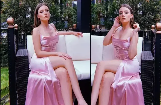 Gizem Karaca, doğuma haftalar kala belirginleşen karnını sergiledi