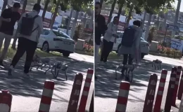 Görüntü İstanbul’dan! Tasma taktıkları robot köpekleri sokakta gezdirdiler