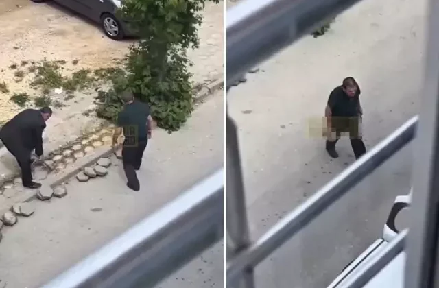 Güpegündüz pes dedirten hırsızlık! Vatandaşlar fark edip telefona sarıldı