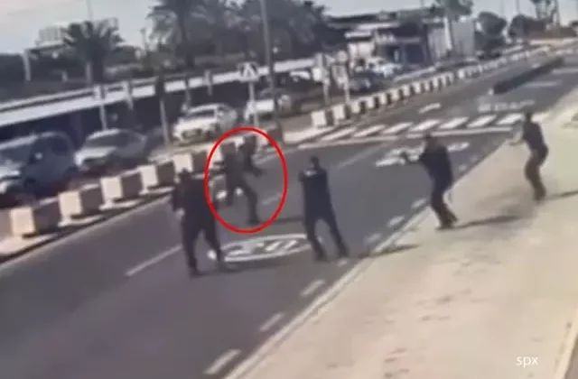 Havalimanında polis ve yolculara saldıran saldırgan, polis tarafından öldürüldü