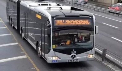 İstanbul Okmeydanı’nda metrobüste yangın çıktı