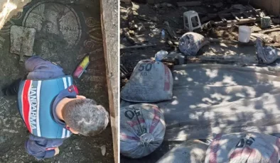İzinsiz kazıda 2 bin yıllık mozaik buldular, İtalyanlara satma çalışırken yakalandılar