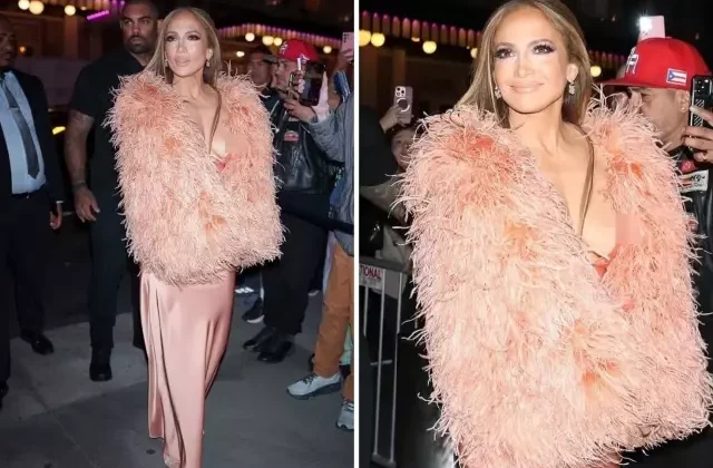 Jennifer Lopez, sütyensiz katıldığı konserde frikik verdi
