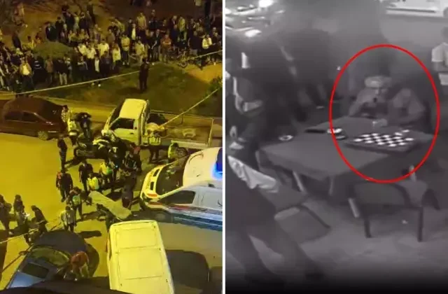 Kahvehanede husumetlisine kurşun yağdırdı! Bir kişi cinayete sırtını dönüp çay içti