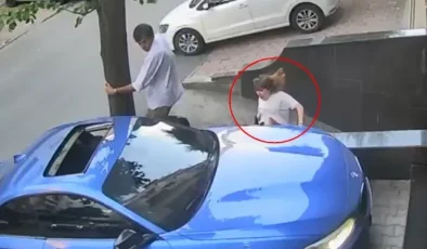 Kameralar kayıttaydı! Boşandığı eşine sokak ortasında dehşeti yaşattı