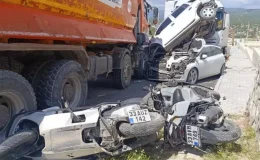 Kamyon önüne ne çıktıysa ezdi