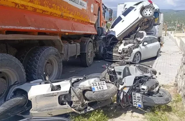 Kamyon önüne ne çıktıysa ezdi