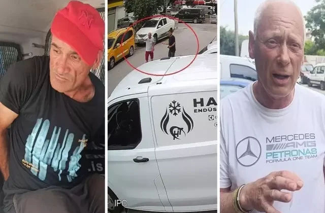 Kapkaççı kaçtı, Alman turist kovaladı, esnaf yakaladı