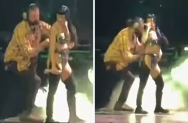 Katy Perry, sahnede şarkı söylediği sırada sütyeni açıldı