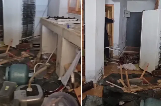 Kış uykusundan uyanan ayılar belediye başkanının evini bastı