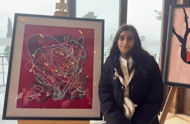Küçük ressam Zeynep Reyyan Gören’den ilk sergi