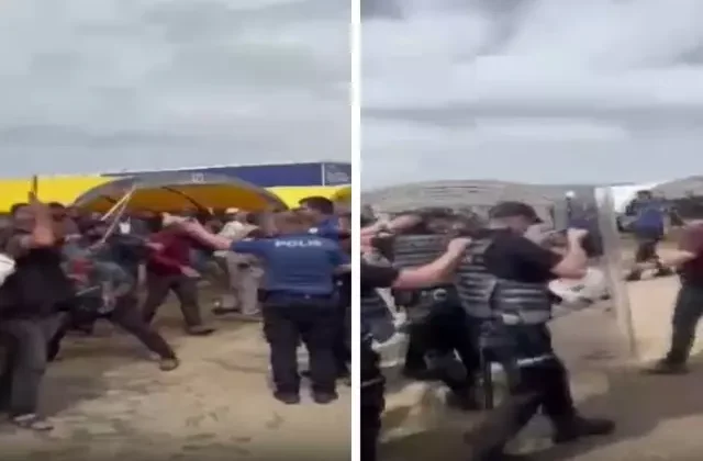 Kurban pazarında polislere saldıran 12 kişi gözaltına alındı