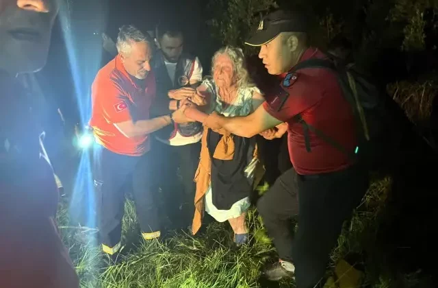 Manavgat’ta kaybolan 81 yaşındaki kadın çalılıklar arasında bulundu