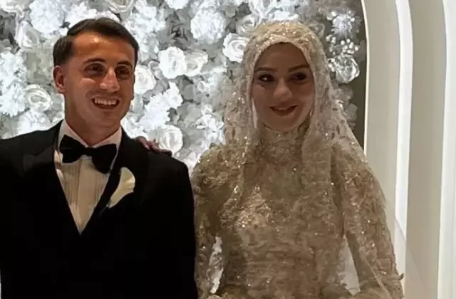 Milli futbolcu Kerem Aktürkoğlu dünyaevine girdi