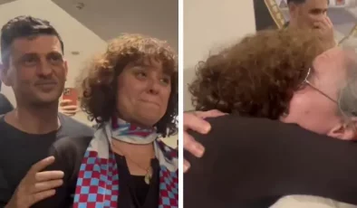 Minguzzi ailesi destek için duruşmaya gelenlerle duygu dolu anlar yaşadı