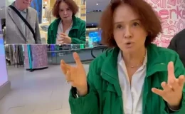 Müjde Ar sinirden çıldırdı, muhabirlerle tartıştı