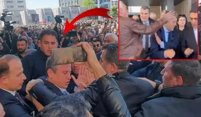 Özgür Özel’e AKM çıkışı yumruklu saldırı