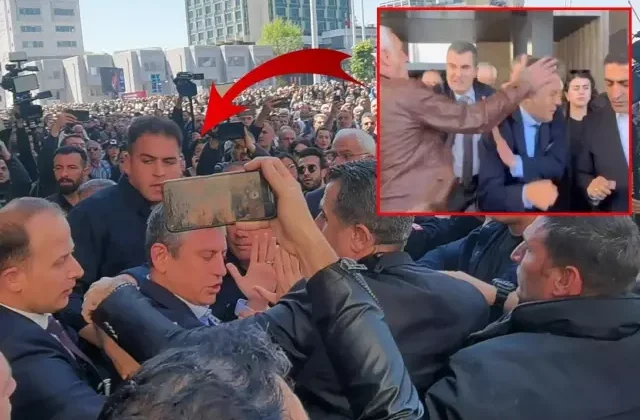 Özgür Özel’e AKM çıkışı yumruklu saldırı