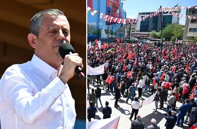 Özgür Özel’in Van mitingine damga vuran an: Sırrı Süreyya Önder’in ruhu için…