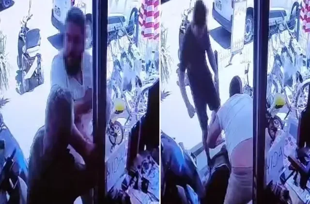 Park tartışması kavgaya dönüştü! Tekme tokat dövdüler