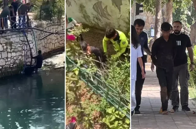 Polisten kaçmak isterken az daha canından oluyordu