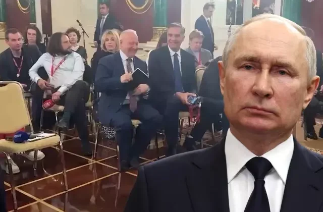 Putin gazetecileri gece yarısı yataklarından kaldırıp topladı