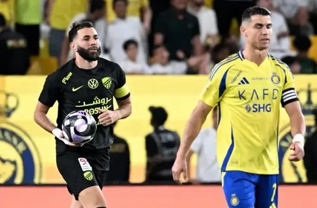 Ronaldolu Al Nassr, Benzemalı Al İttihad’a 2-0’dan kaybetti