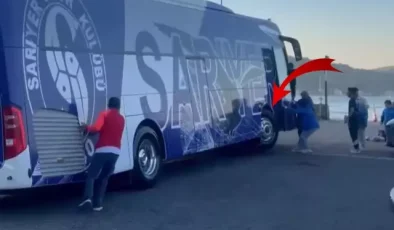 Şampiyon takımın otobüsü devrilmekten son anda kurtuldu