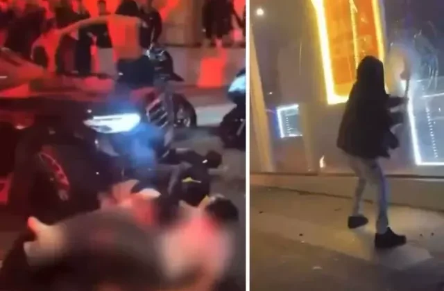 Şampiyonlar Ligi’ne gölge düşüren anlar! Arabaları yaktılar, sokakları yıktılar