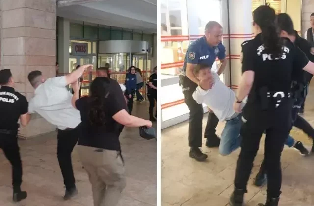 Samsun Adliyesi’nde duruşma çıkışı kavga çıktı! O anlar kameralarda