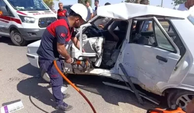 Şanlıurfa’da zincirleme kaza! İki kişi araca sıkıştı