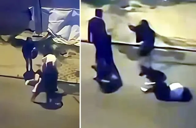 Sokak ortasında kadına şiddet! Tekme tokat darbedip saçlarından sürüklediler