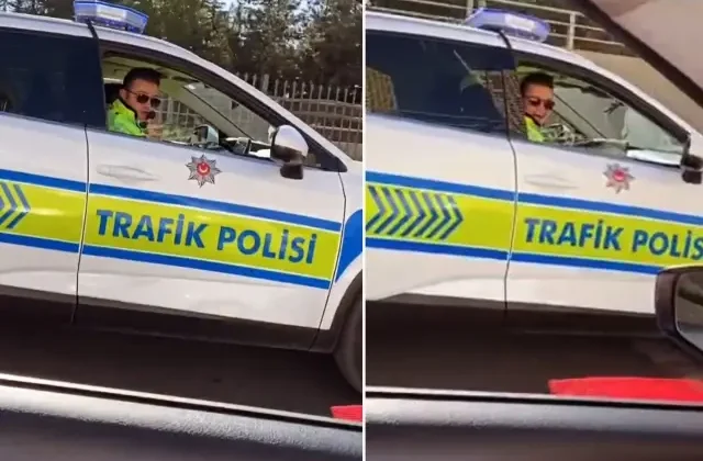 Son kez uyardı! Trafik polisinin, damada yaptığı anons bomba