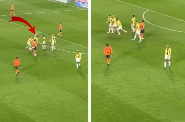Tadic’in Talisca’ya saldırmaya çalıştığı anlar kamerada
