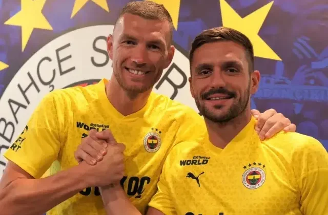Taraftardan büyük tepki var! Tadic ve Dzeko’ya mutfakta plaket verildi