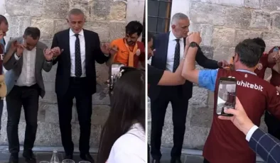TFF Başkanı Hacıosmanoğlu’nun horon teptiği anlar