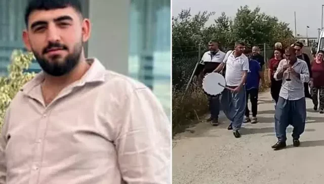 Trafik kazasında hayatını kaybeden genç, davul zurna eşliğinde toprağa verildi