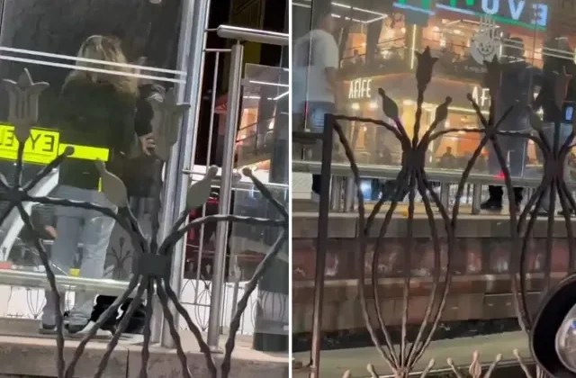 Tramvay durağında taciz! Sapığı tekme tokat dövdüler