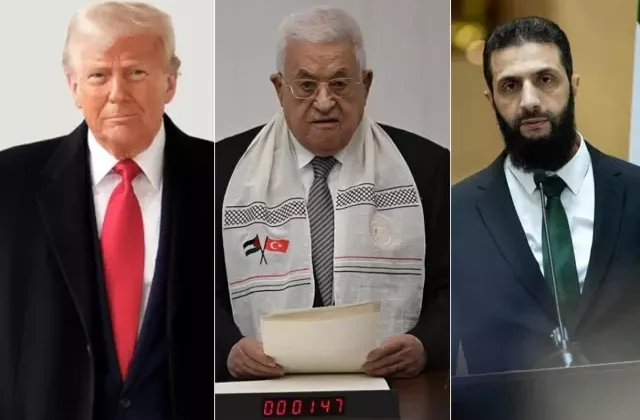 Trump’tan Abbas ve Şara sürprizi! Kızgın olduğu Netanyahu yok