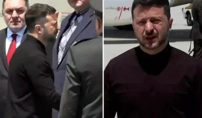 Ukrayna Devlet Başkanı Zelenski Ankara’da! İşte ilk sözleri