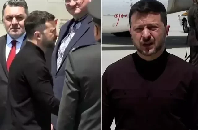 Ukrayna Devlet Başkanı Zelenski Ankara’da! İşte ilk sözleri