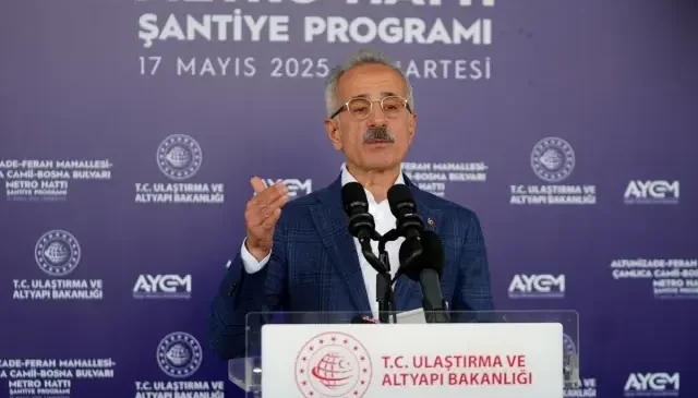 Ulaştırma ve Altyapı Bakanı Uraloğlu İstanbul Üsküdar’daki metro hattının uzatılacağını söyledi