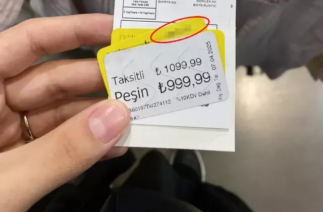 Vatandaş, mağazadaki etiket oyununu böyle ifşa etti: Resmen dolandırıcılık