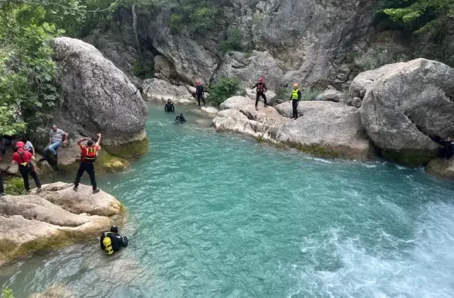 Yazılı Kanyon Tabiat Parkı’nda suya düşen üniversite öğrencisi hayatını kaybetti