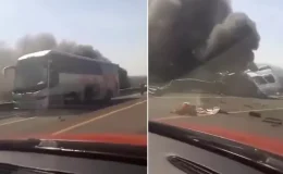 Zincirleme trafik kazasında 21 kişi hayatını kaybetti