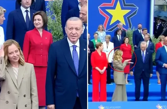 Zirvede yan yana gelen Erdoğan ile Meloni arasında dikkat çeken diyalog
